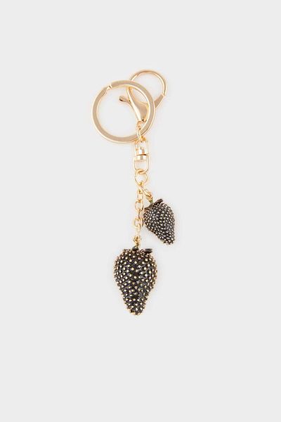 DeFacto Women's Stoned Strawberry Charm Keychain F4165Axns