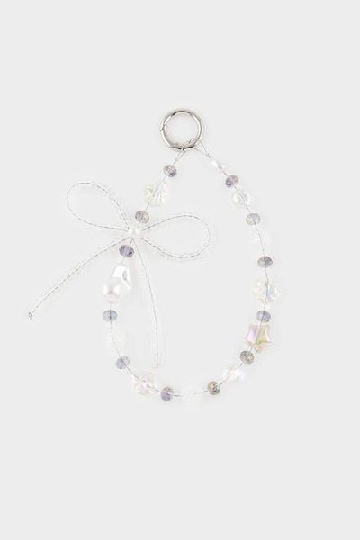 DeFacto Women's Bow Stone Charm Keychain F1707Axns
