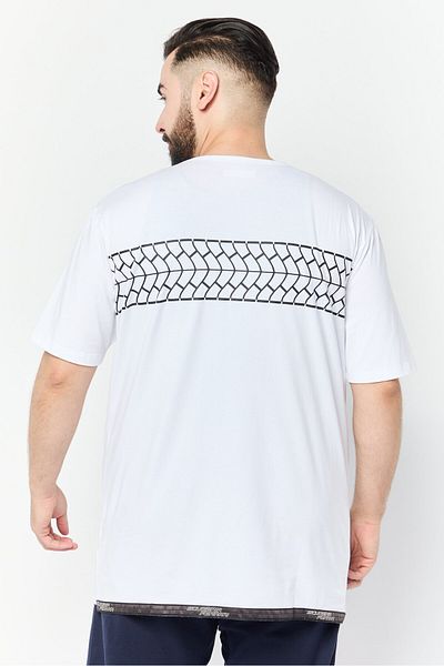 Scuderia Ferrari Men Regular Fit Outdoor Short Sleeve T-Shirt, White