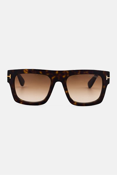 Tom Ford Men FT071152F53 Square Sunglasses, Brown