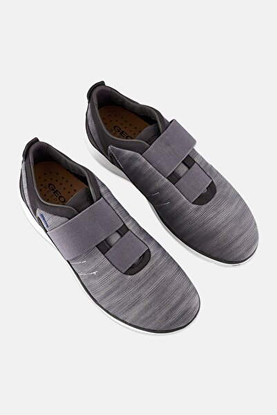Geox Men Slip On Casual Shoes, Grey