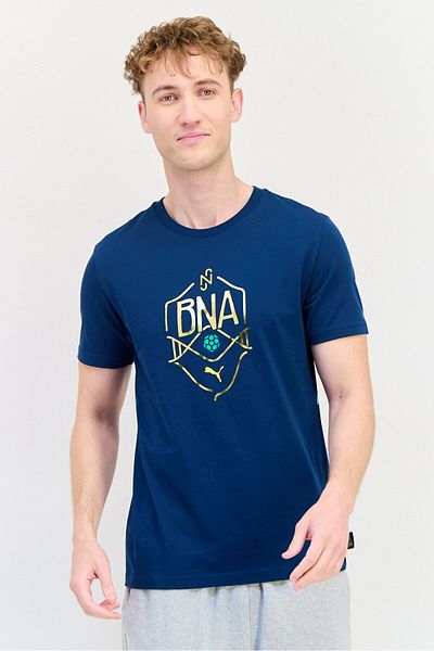 Puma Men Sportswear Fit Short Sleeves Neymar Junior Outdoor T-shirt, Dark Teal