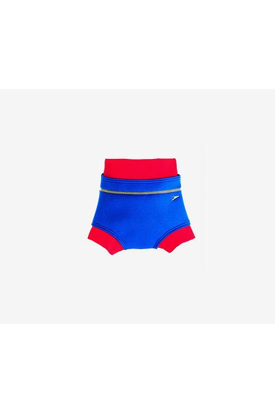 SPEEDO Toddler Boys Swimnappy Cover, Blue and Red