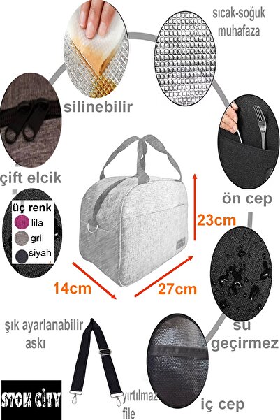 Stok CITY Licensed Thermal Bag Thermal Insulated Waterproof Meal Tote Lunch Bag Multicolor