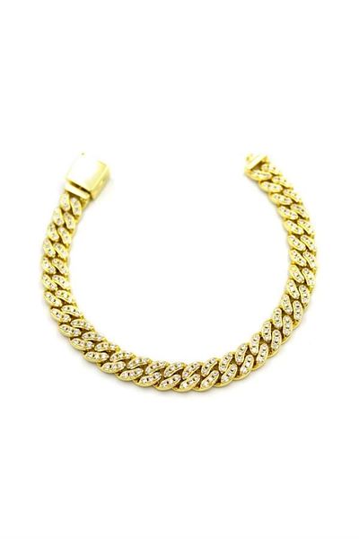 PRATİKOBA Stoned Gourmet Bracelet - Gold