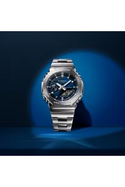 G-SHOCK Men's Analog-Digital Blue Dial Watch - GM-2110D-2BDR