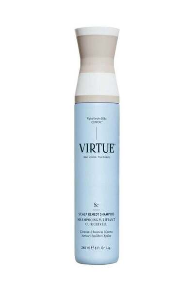 Virtue شامبو علاج فروة الرأس لفروة رأس وشعر صحيين - 240 مل