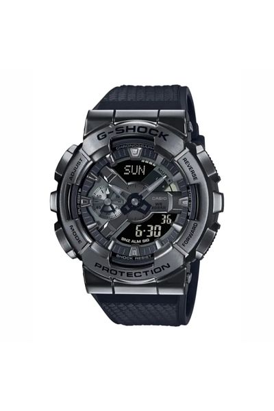 G-SHOCK G-Shock Men's Analog-Digital Black Dial Watch - GM-110BB-1ADR