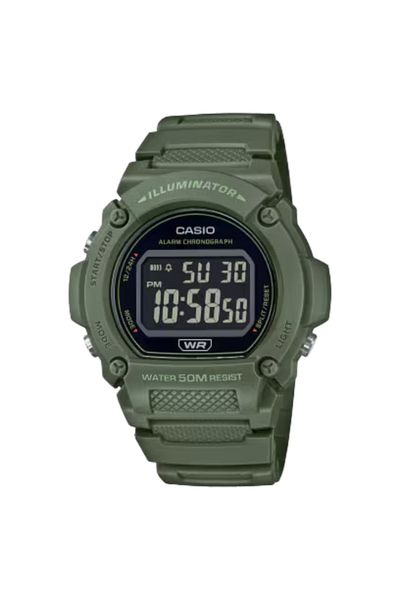 Casio CASIO Men's Digital Black Dial Watch - W-219HC-3BVDF