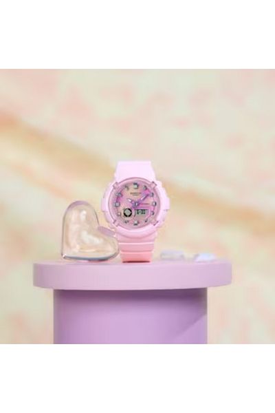 G-SHOCK Women's Analog-Digital Pink Dial Watch - BGA-280TD-4ADR