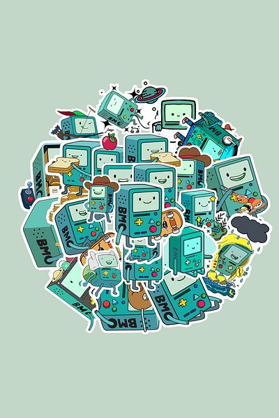 dadi ramba Bmo Sticker Pack -Bullet Journal- Agenda -Notebook -Laptop Sticker Sticker