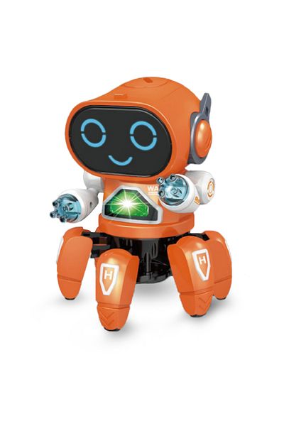 PLAYZO Robot Bot Pioneer – Musical Light-Up Dancing Robot Toy for Kids Interactive Movement