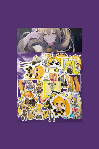 dadi ramba Akita Neru Sticker Pack -Bullet Journal- Agenda -Notebook -Laptop Sticker Sticker