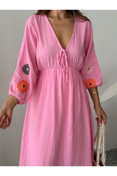 AÈC PRIVÈ ΓΥΝΑΙΚΕΙΟ ΦΟΡΕΜΑ ΚΑΛΟΚΑΙΡΙΝΟ ΜΑΚΡΥ ΚΕΝΤΗΜΕΝΟ ΜΟΥΣΛΙΝΑ ΝΕΑ ΣΕΖΟΝ