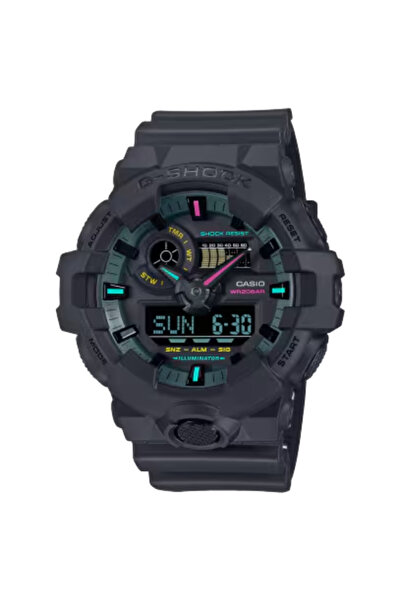 G-SHOCK G-Shock Men's Analog-Digital Black Dial Watch - GA-700MF-1ADR
