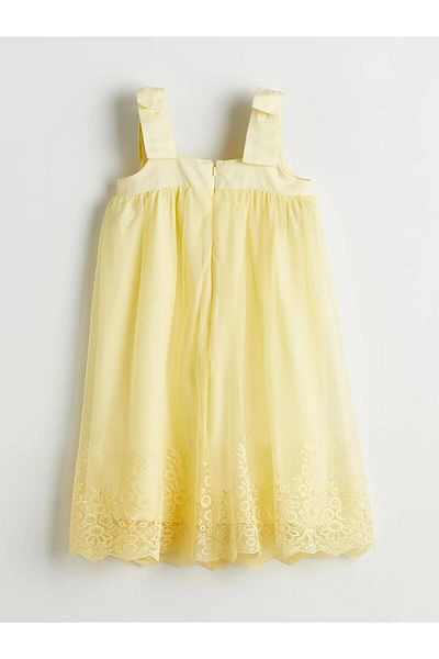 LC Waikiki Rochie pentru fete LCW Kids cu guler pătrat (S5)