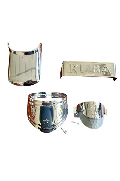 Lambbos Cg modifiye set nikel arka tozluk egzoz şapkası far kaşı sinyal şapkası