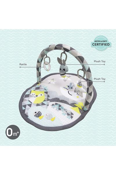 THE MOON Good Night Mat With Single Arch, 0m+, Baby Playmat & Activity Gym