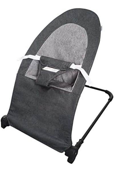 Moon Little Hopper Baby Bouncer – Foldable Adjustable Baby Rocker Chair w/ 2 Recline Ang