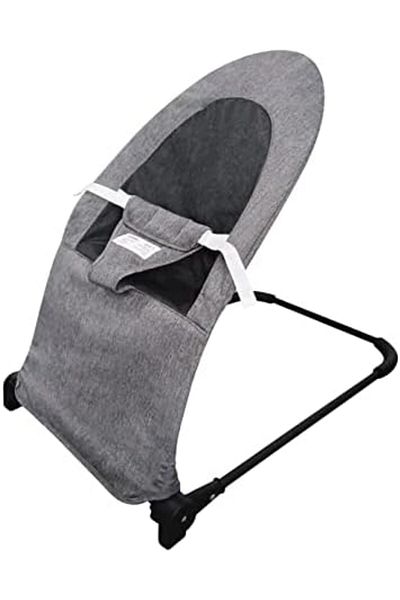 Moon Little Hopper Baby Bouncer – Foldable Adjustable Baby Rocker Chair w/ 2 Recline Ang