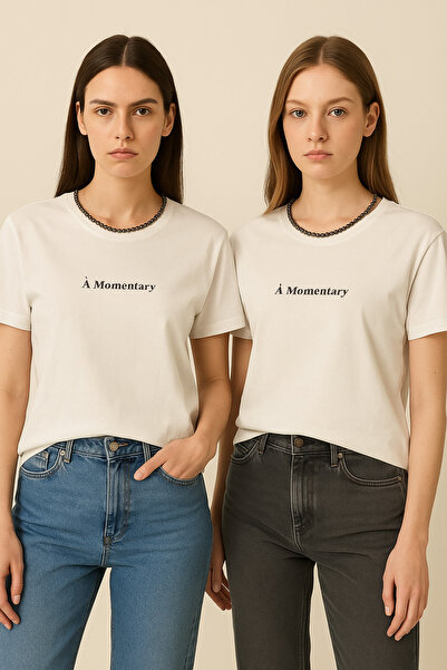 MODA إكسسوارات السلسلة النسائية مفصلة 1. تي شيرت عالي الجودة