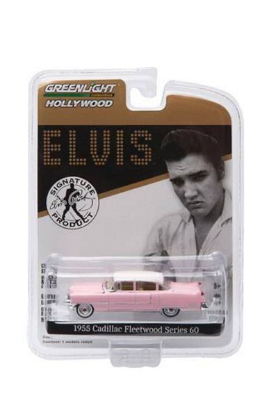 Greenlight Hollywood Elvis Presley 1955 Cadillac Fleetwood Series 60 Diecast Model 1:64