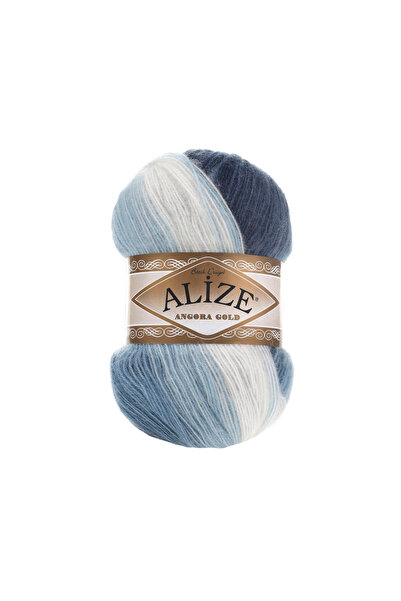 Alize Angora Gold Batik Knitting Yarn 5 Pack – 100g X 5 – Color Transition Bumps