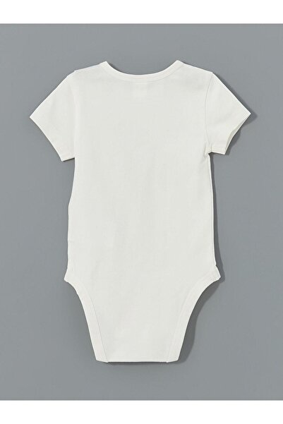 LC Waikiki Baby Boy Snapback Bodysuit and Pants 2-Piece Set (S5)