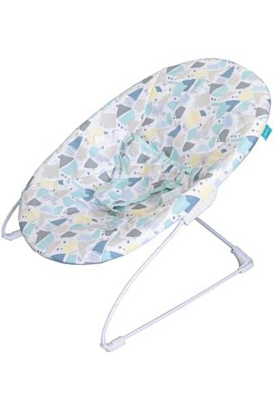 Moon Hop and Lean Bouncer – Adjustable Baby Rocker Chair w/ 2 Recline Angles, Harness, W