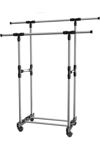 Generic Cloth Drying Rack Clothes Heavy Duty Stand Adjustable Garment for Indoor Outdoor Laundry Hange