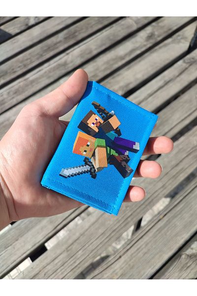 JANJAN Sports Wallet, Unisex Wallet with Velcro, Zipper, Keychain, Coin Compartment, Fabric Wallet