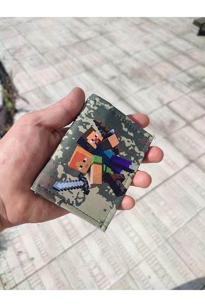 JANJAN Sports Wallet, Unisex Wallet with Velcro, Zipper, Keychain, Coin Compartment, Fabric Wallet