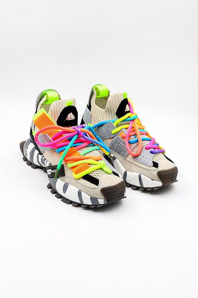 Guja Imported Lace-Up Sneakers Unisex Sports Shoes Gj303 Beige