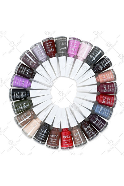 fanity طلاء أظافر وأحمر شفاه متكامل | ألوان غنية وجفاف سريع وثبات يدوم