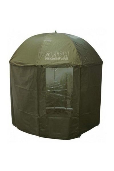 idzfishing Shelter/umbrella with side walls Zfish Royal Full Cover 2.5 m, full closure, anchor nails, bag
