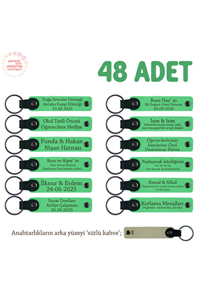 Miaju مجموعة مكونة من 48 قطعة لعمال ورشة الألعاب الخشبية، سلسلة مفاتيح للرسائ...