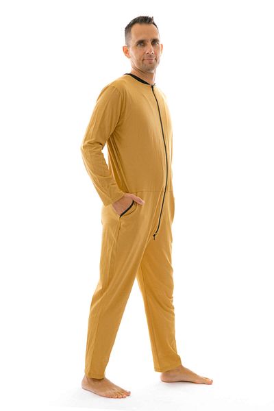 dendy Men's long pajama jumpsuit Sand 194/XL
