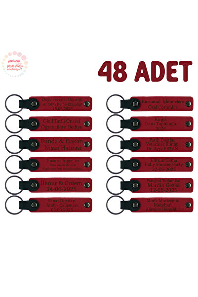 Miaju احتفال نهاية العام لفريق الجمباز، مجموعة من 48 قطعة، سلسلة مفاتيح جلدية...