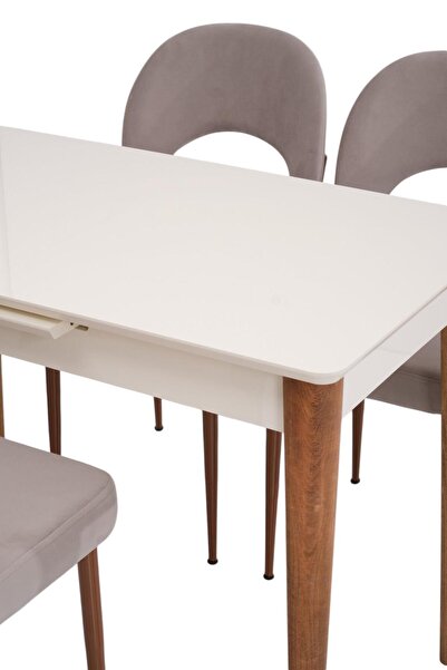 Erezogulları Mobilya Melisa MDF Lak Panel Açılır Mutfak Masası 60x100