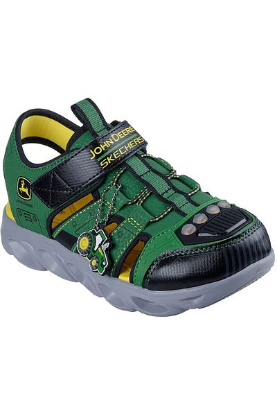 SKECHERS Sandály Skechers S Lights-hypno-spla, Zelené, Dětské