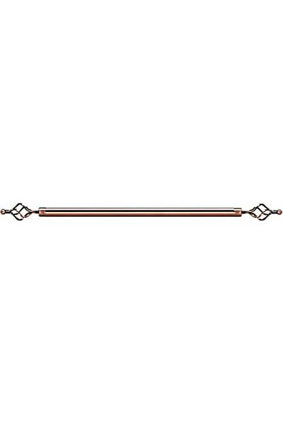 Generic Roman Pole Style Extendable Curtain Rod (Rose Gold, 110 – 200 c