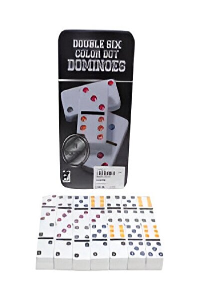 rexa مجموعة من قطع الدومينو ذات النقاط الستة الملونة المزدوجة، وهي لعبة كلاسي...