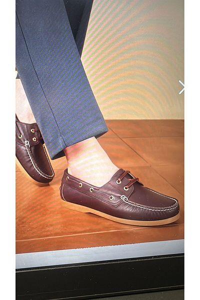 ALDİ Derikan 7000 Men's Khaki Leather Casual Shoes