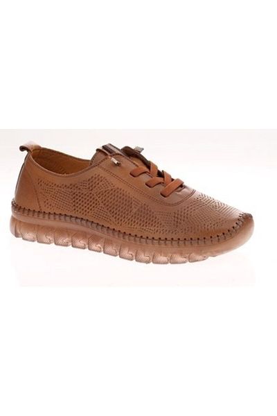 Voyager Women's Genuine/Real Leather Casual Daily Comfort Rubber Laced Shoes 9050-1
