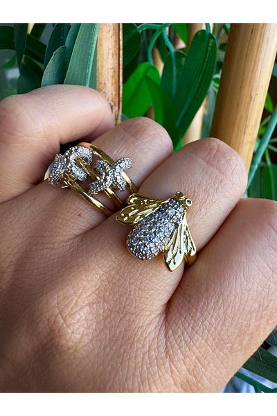 neslyaccessories خاتم ملكة النحل