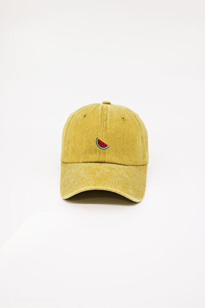 ŞapkaMania Șapcă de baseball lavabilă cu pepene verde