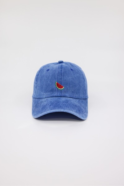 ŞapkaMania Șapcă de baseball lavabilă cu pepene verde