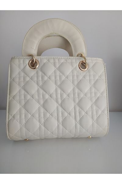 Store Small Size Women's Handbag with Metal Accessories