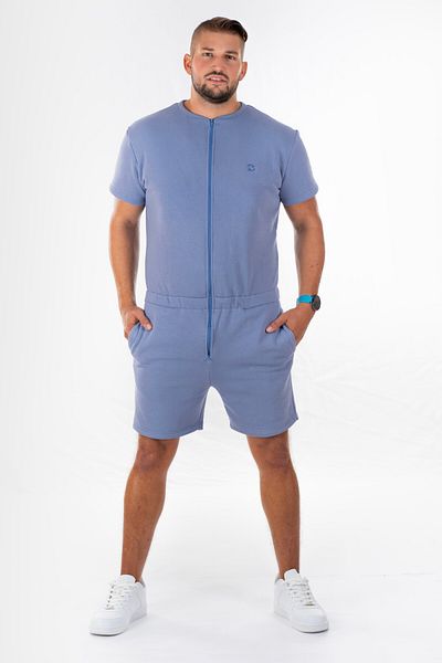 dendy Men's short tracksuit overall Sky blue 489/XXL