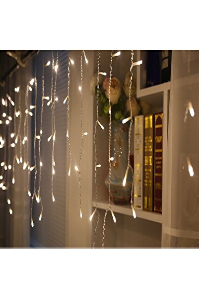 RMS LED AYDINLATMA 8 Fonksiyonlu 16 Saçaklı Perde Led 3 X 0.70 (Günışığı)